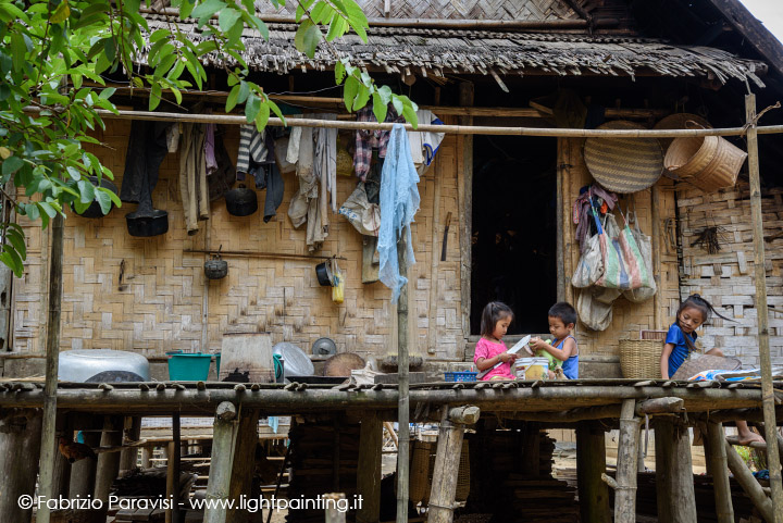 Dormire villaggio Laos