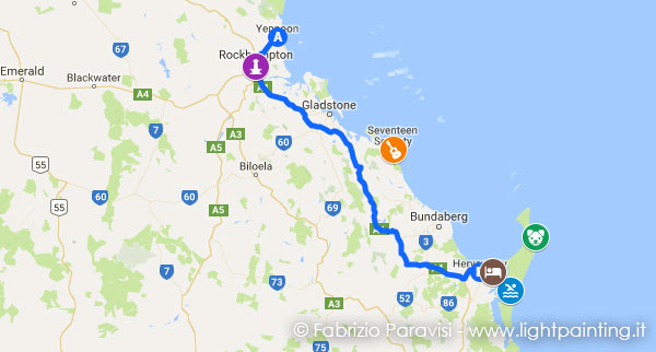 Queensland road trip map day 10