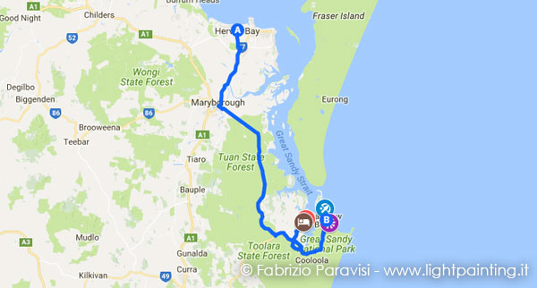 Queensland road trip map day 11