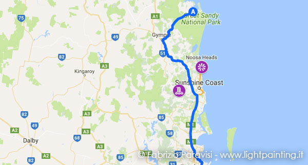Queensland road trip map day 12