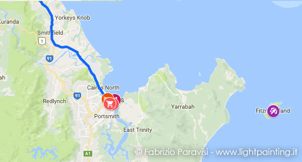 Queensland road trip map day 3
