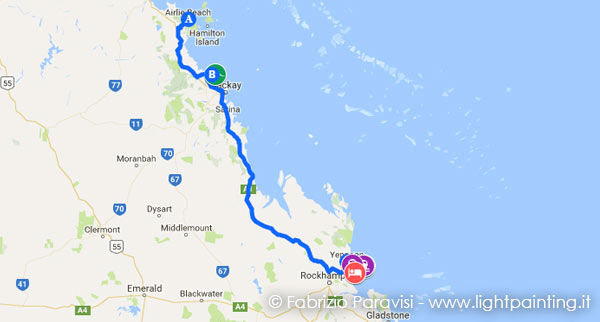 Queensland road trip map day 8