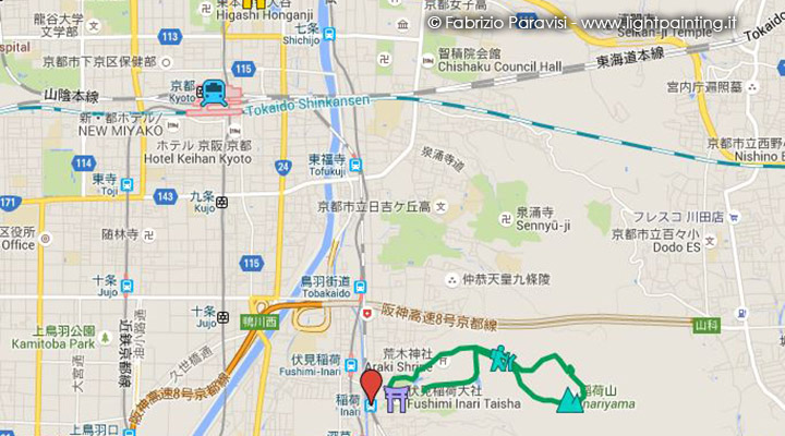 Kyoto mappa